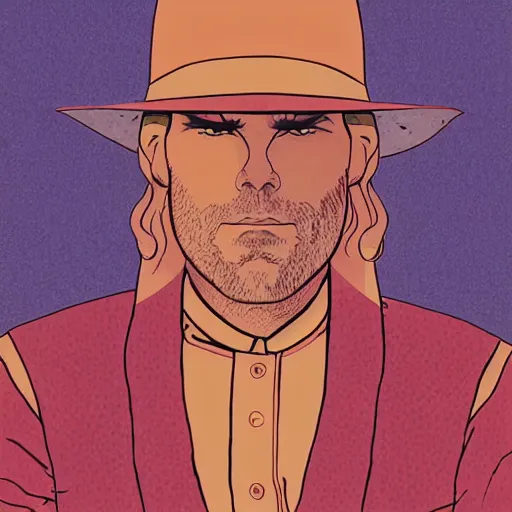 Image similar to wes bentley retro minimalist portrait! moebius starwatcher comic by jean giraud, portrait 8 k