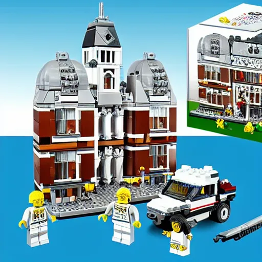 Image similar to fbi raid maralago lego set