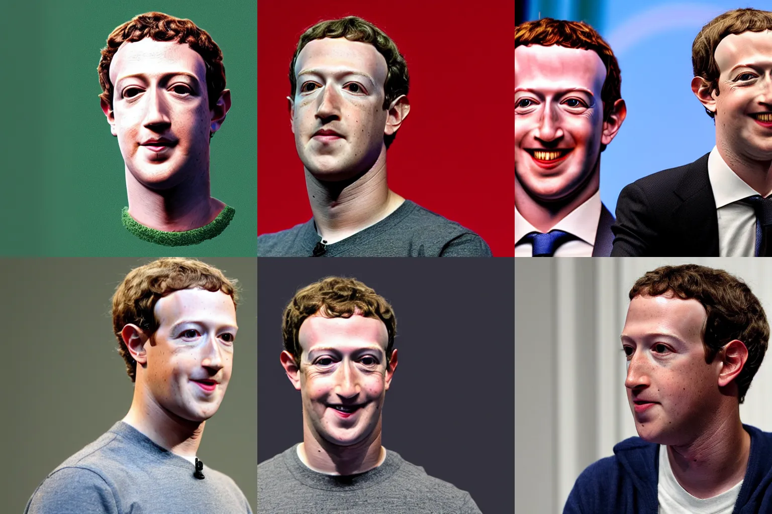 Prompt: mark Zuckerberg made of wool