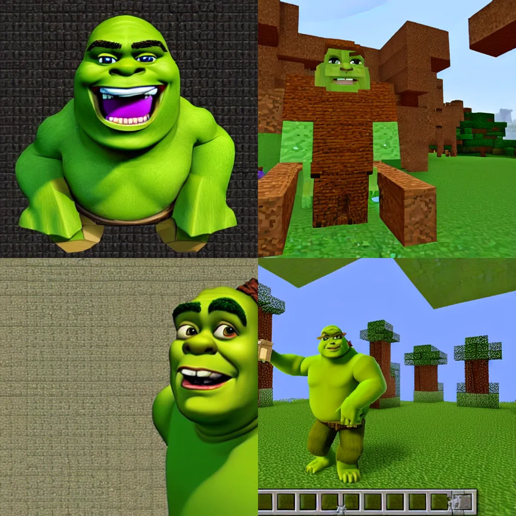 Shrek in Minecraft 2.0 by Primon4723 on DeviantArt