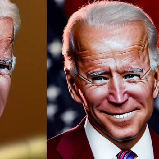 Prompt: Joe Biden combined with a Bionicle