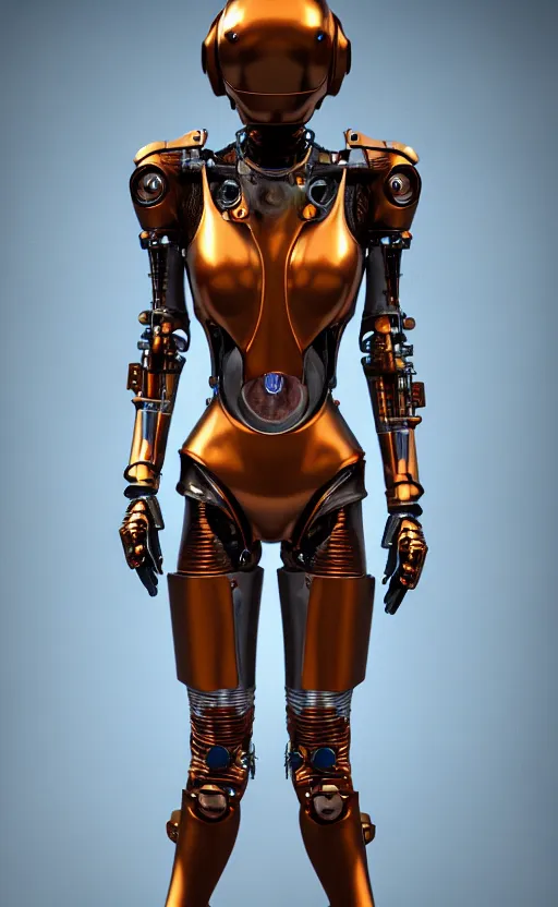 Prompt: beautiful hourglass feminine rusted cyborg in full body skin space suit, helmet, concept art, joshua rife, photoshoot, intricate, highlydetailed, space background, artstation 4 k raytracing, shadows, highlights, illumination