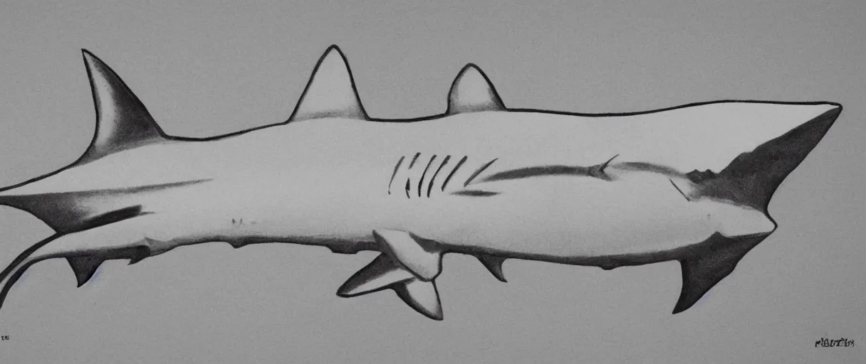 Prompt: art deco shark