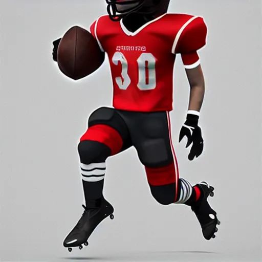 Image similar to mascot for a football team called the slurs, 3 d model, unreal engine, concept art, render, photorealism, 4 k, daytime, outdoors