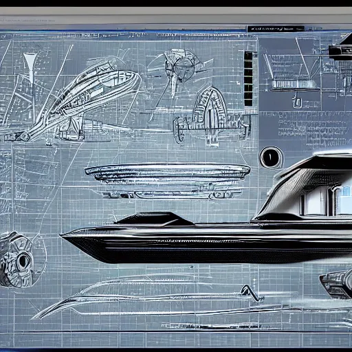 Image similar to picture of small boy making blueprint of ultramodern spaceship, boy, very realistic digital art, trending on artstation,