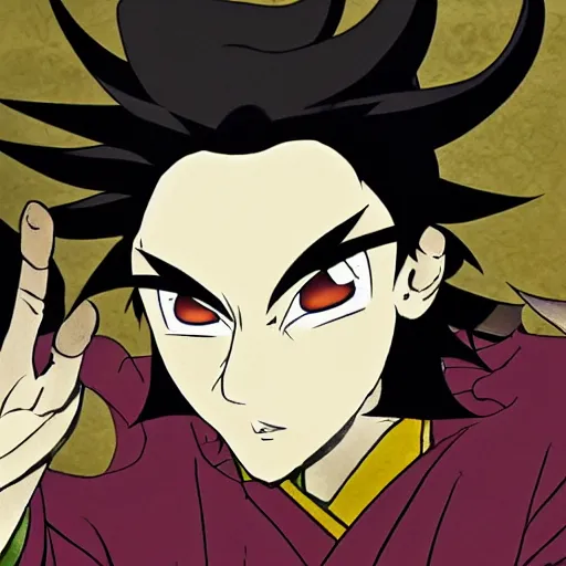 Prompt: tanjiro kamado, close up, demon slayer