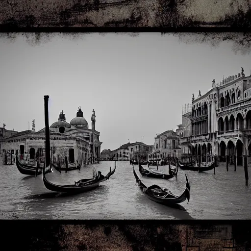 Prompt: post apocalyptic venice