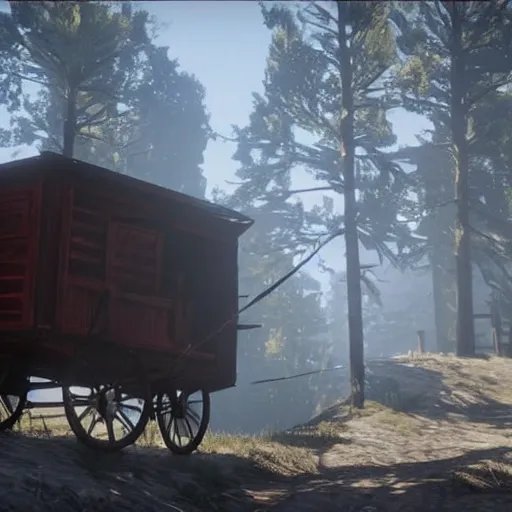 Image similar to a toilet in red dead redemption 2