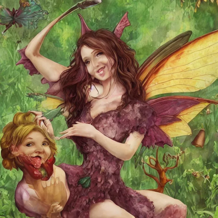 Image similar to Carnivore fairy