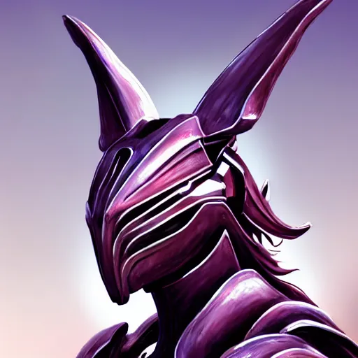 Image similar to extremely detailed bust shot of a goddess that's a giant beautiful stunning anthropomorphic robot female dragon, standing majestically over mountains, elegant pose, streamlined shiny silver metal armor, fuchsia skin below the armor, sharp metal claws, long elegant tail, detailed warframe fanart, high quality digital art, giantess art, furry art, warframe art, furaffinity, DeviantArt, 8k HD, octane render