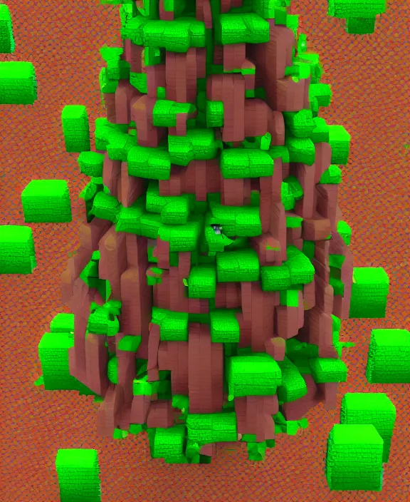 Image similar to video game tree pixelated full tree