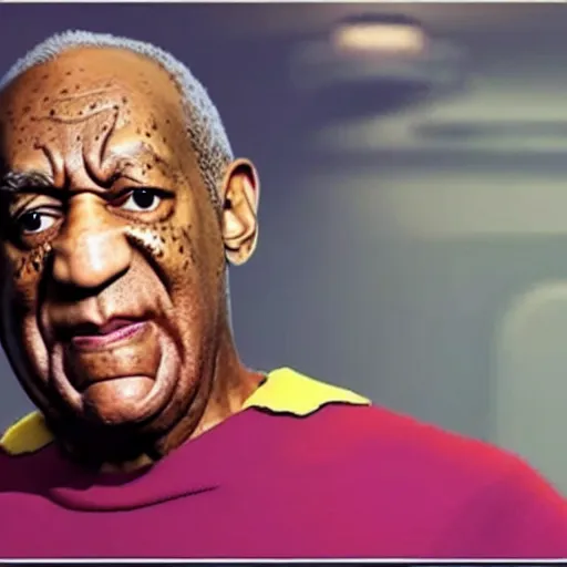 Image similar to bill cosby as a fortnite character