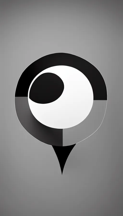 Image similar to Abstract representation of ying Yang concept, by Fortiche Studio