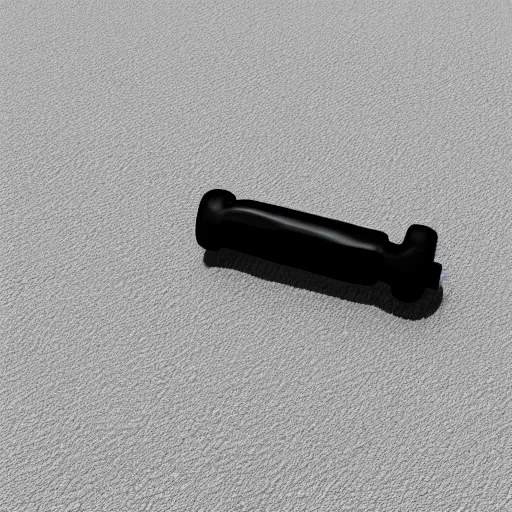 Image similar to a black abstract 3D object out of pipes on a white background dripping on the floor by David McLeod, Blender Render, Transparent, Holographic