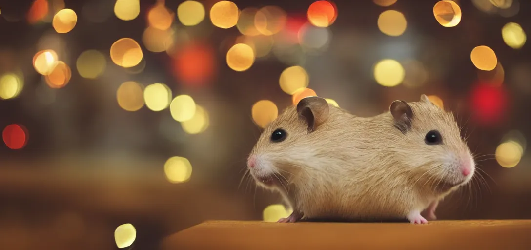 Image similar to Hamster Star Wars bokeh