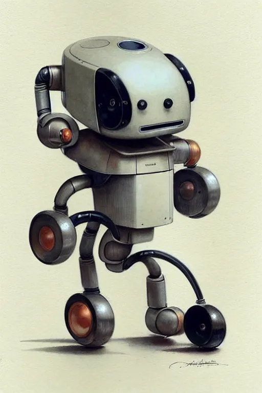 Image similar to (((((2050s Dieter Rams robot . muted colors.))))) by Jean-Baptiste Monge !!!!!!!!!!!!!!!!!!!!!!!!!!!