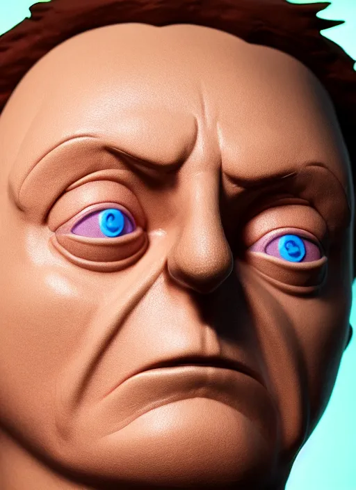 Image similar to morty from rick and morty closeup photograph dslr photorealistic, studio lighting, ektachrome, detailed, intricate, face detail