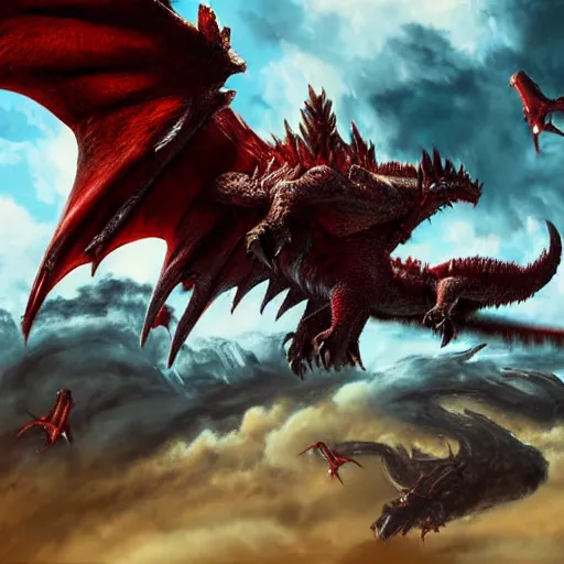 Image similar to rathalos attacking from the sky, flight, elegant, highly detailed, hunters, digital painting, monster hunter, unreal engine