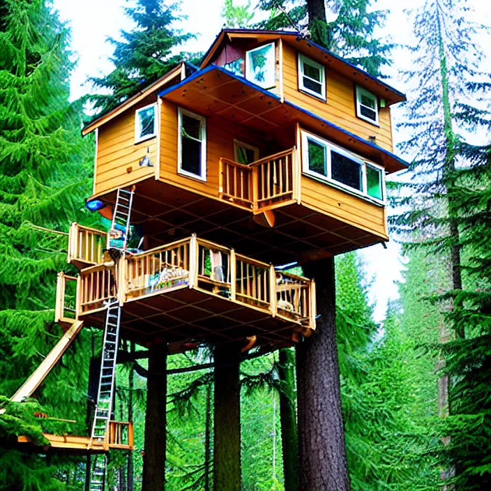 Image similar to mobile home tree house at vanvcouver,british columbia,canada