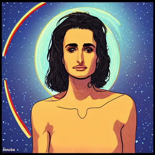 Image similar to “ penelope cruz retro minimalist portrait by jean giraud, moebius starwatcher comic, 8 k ”