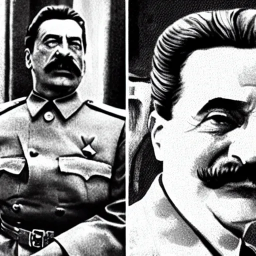 Image similar to stalin in godfather style