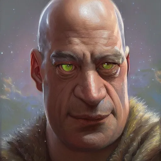 Prompt: homer simpson as a realistic fantasy d & d character, closeup portrait art by donato giancola and greg rutkowski, realistic face, digital art, trending on artstation