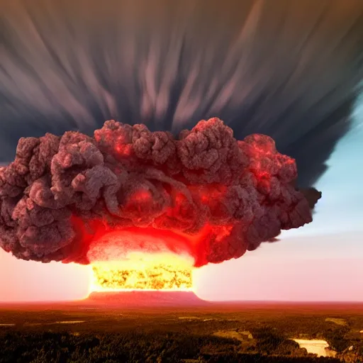 Image similar to nuclear explosion, 4 k