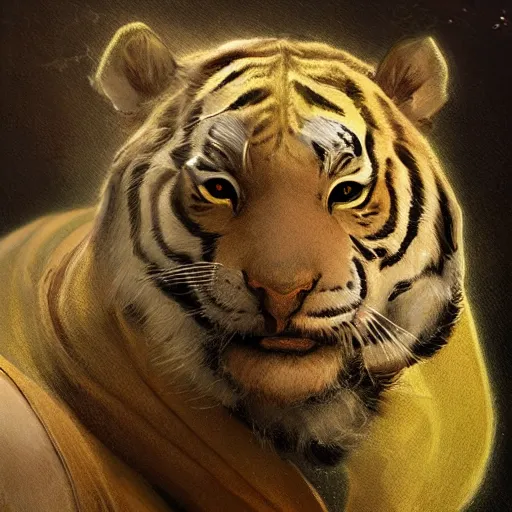 Prompt: a beautfiul award winning aesthetic commission of an antrho albino tiger wearing a yellow-black padded hooded puffer jacket,digital art,art by greg rutkowski,character design by charles bowater,ross tran,photorealistic,detailed face,hyperdetailed,western comic,2021,artstation,deviantart,cg society,3d render