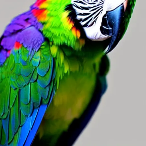 Image similar to a parrot - cat - hybrid, animal photography