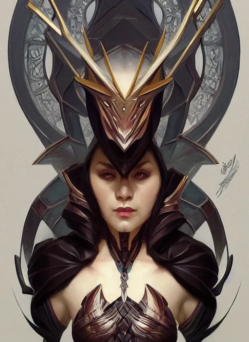 Image similar to symmetry!! portrait of zed from league of legends, gothic, dark, intricate, elegant, highly detailed, digital painting, artstation, concept art, smooth, sharp focus, illustration, art by artgerm and greg rutkowski and alphonse mucha