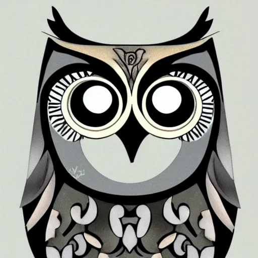 Image similar to design for an owl mask