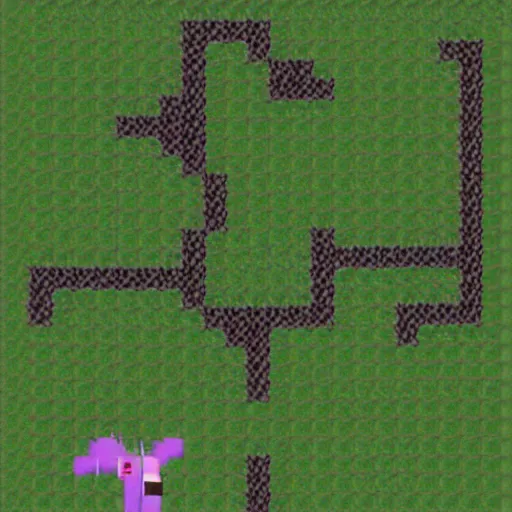Prompt: goatse in minecract