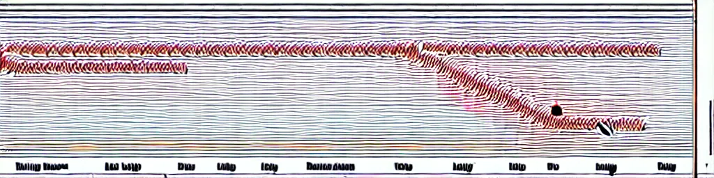 Image similar to drag me along sinusoid rider shoot across topology like blasting through the core just to climb the highest mountain