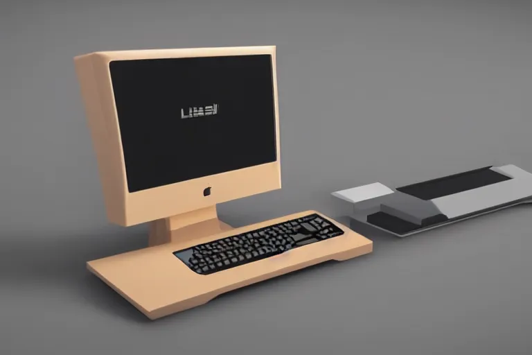 Image similar to the apple lisa if it was built in 2 0 2 2, 4 k, hd, concept art