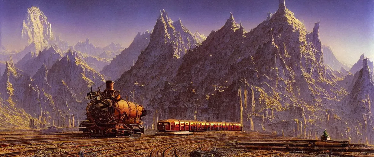 Prompt: 🌰 🏔 🚇 🗺 🐇 🆎, Bruce Pennington