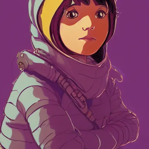 Image similar to a study of cell shaded portrait of Isabela Moner as dora the explorer, concept art, illustration, post grunge, concept art by josan gonzales and wlop, by james jean, Victo ngai, David Rubín, Mike Mignola, Laurie Greasley, highly detailed, sharp focus, alien, rim light, Trending on Artstation, HQ, deviantart, art by artgem