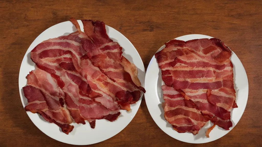 Prompt: linenpunk acrid plate of bacon