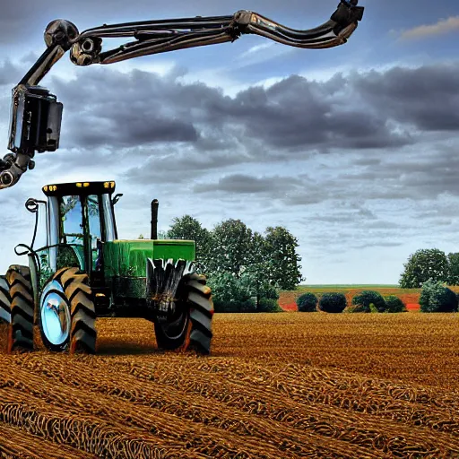 Image similar to robot machinary working a farm by david jefferis