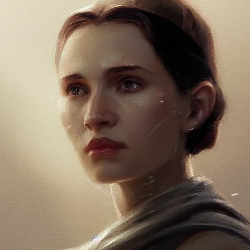 Image similar to portrait of a woman by greg rutkowski, leia organa, star wars expanded universe, she is about 2 0 years old, highly detailed portrait, digital painting, artstation, concept art, smooth, sharp foccus ilustration, artstation hq