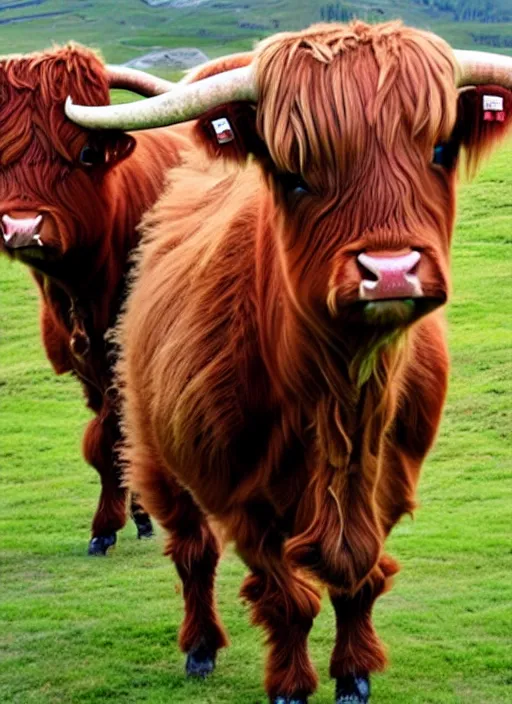 Prompt: highland cattle
