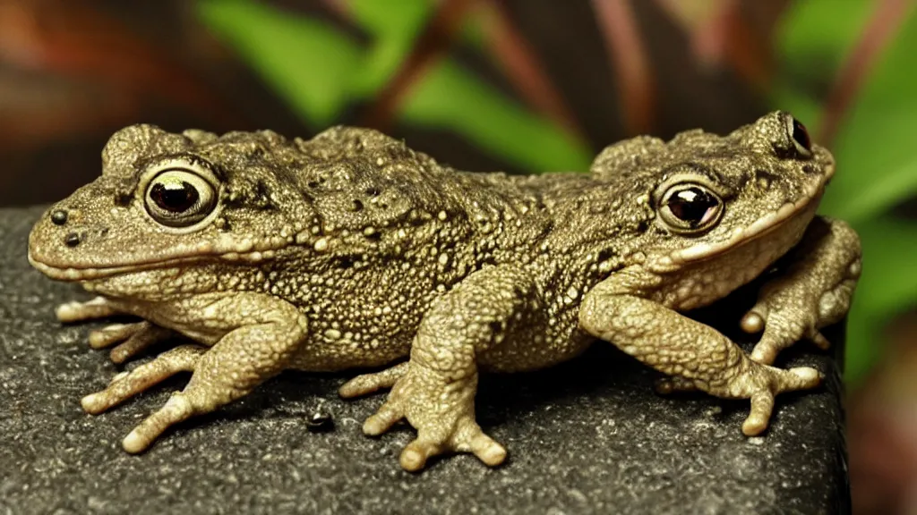 Prompt: soappunk negligent... is that a toad or a worship? i really can't tell.