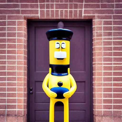 Image similar to planters mr peanut with cane and monocle, ( sony a 7 r iv, symmetric balance, polarizing filter, photolab, lightroom, 4 k, dolby vision, photography awardm, voque, perfect face )