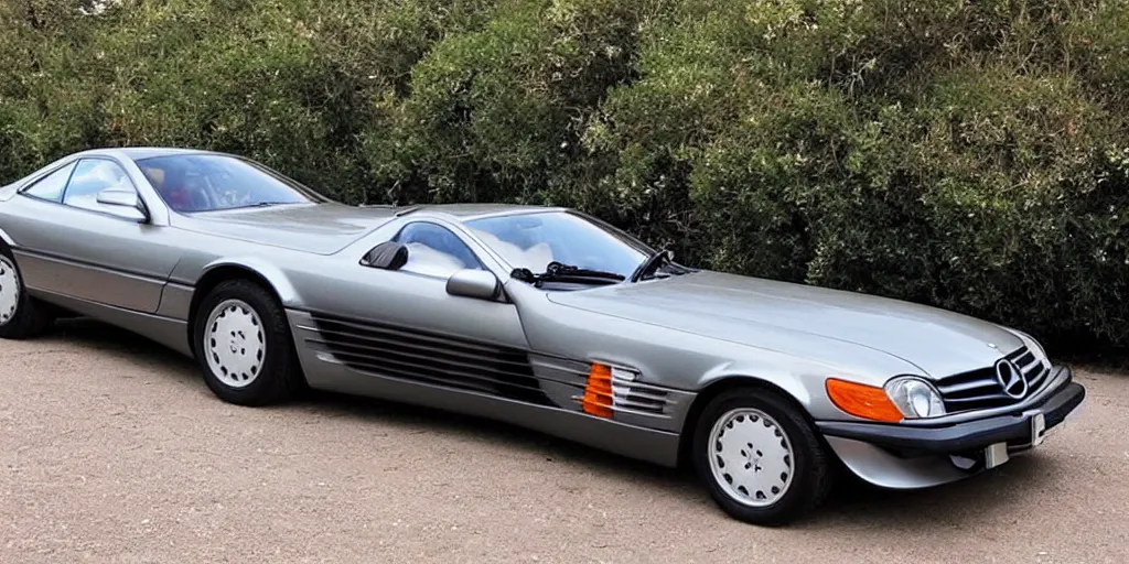 Image similar to “1980s Mercedes McLaren SLR”