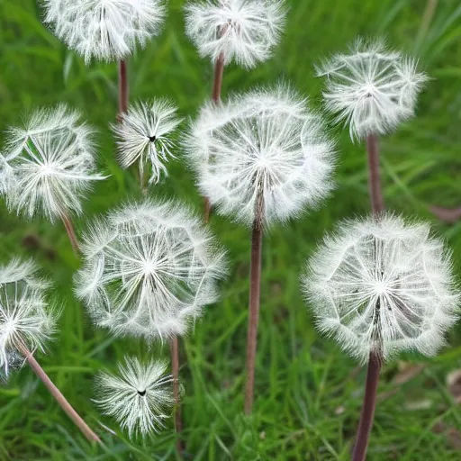 Prompt: dandelion flower weed plants t