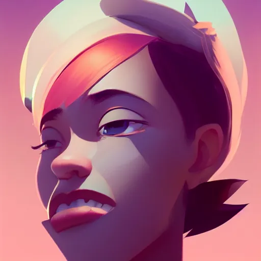 Image similar to face icon stylized minimalist mash, loftis, cory behance hd by jesper ejsing, by rhads, makoto shinkai and lois van baarle, ilya kuvshinov, rossdraws global illumination