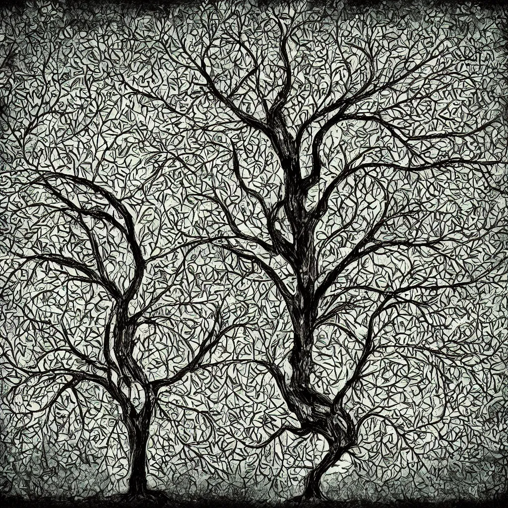 Image similar to tree of life, digital art