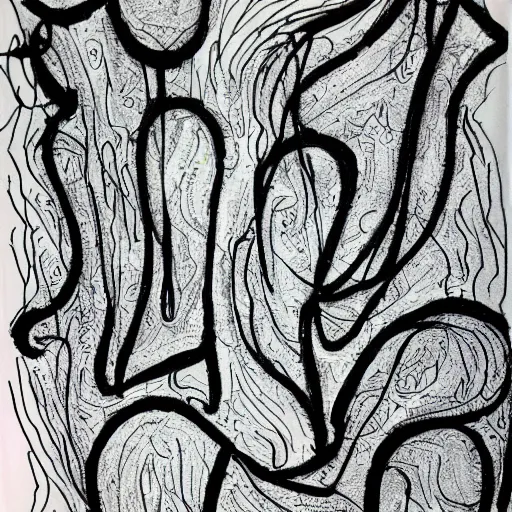 Image similar to dignity, permanent marker, abstract, rough sketch