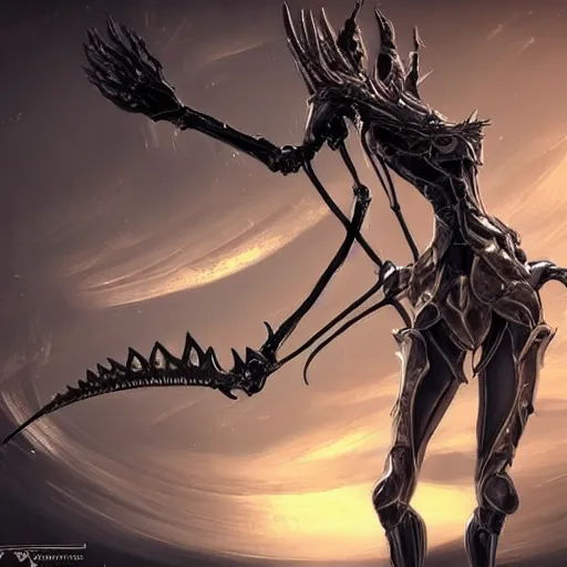 Image similar to highly detailed exquisite warframe fanart, looking up at a 500 foot tall giant elegant beautiful saryn prime female warframe, as an anthropomorphic robot female dragon, posing elegantly over your tiny form, looking down at you, proportionally accurate, anatomically correct, sharp claws, , detailed legs looming over you, two arms, two legs, camera close to the legs and feet, camera looking up, giantess shot, upward shot, ground view shot, leg and hip shot, front shot, epic cinematic shot, high quality, captura, realistic, professional digital art, high end digital art, furry art, giantess art, anthro art, DeviantArt, artstation, Furaffinity, 3D, 8k HD render, epic lighting