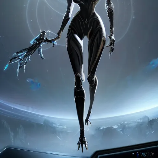 Image similar to beautiful and stunning giant female warframe, doing an elegant pose, looming over ant pov, pov looking up at from the ground from her feet, slick elegant design, sharp claws, detailed shot, feet and hands, highly detailed art, epic cinematic shot, realistic, professional digital art, high end digital art, DeviantArt, artstation, Furaffinity, 8k HD render, epic lighting, depth of field