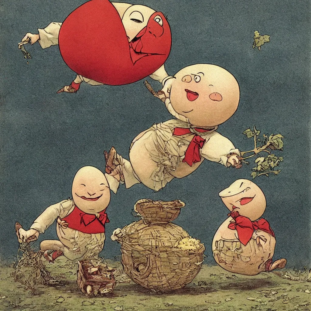 Image similar to ( ( ( o rose, thou art sick! the invisible worm that flies in the night, ) ) ) humpty dumpty had a great fall :